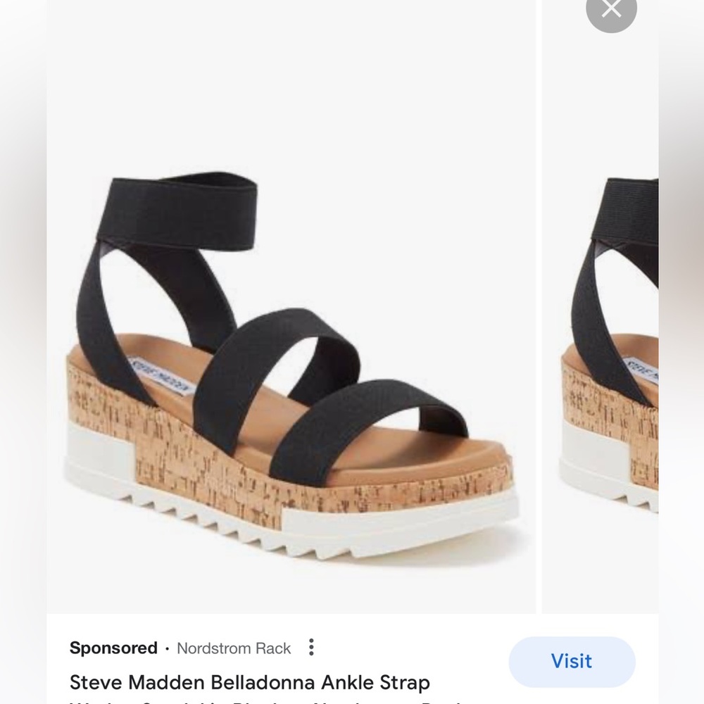 Steve Madden bandi 7.5 used sandals
